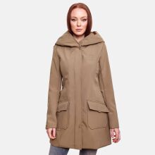 Marikoo Mayleen Damen Softshell Regenjacke mit Kapuze...