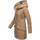 Marikoo Mayleen Damen Softshell Regenjacke mit Kapuze Taupe Größe XL - Gr. 42