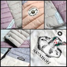 Navahoo Multikulti Mehrfarbige &Uuml;bergangs Steppjacke Naturals Gr&ouml;&szlig;e XS - Gr. 34