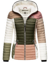Navahoo Multikulti Mehrfarbige &Uuml;bergangs Steppjacke Naturals Gr&ouml;&szlig;e XXL - Gr. 44