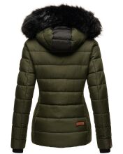 Marikoo Unique ladies quilted winter jacket with fur collar  Größe S - Gr. 36