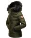Marikoo Unique ladies quilted winter jacket with fur collar  Größe S - Gr. 36