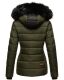 Marikoo Unique ladies quilted winter jacket with fur collar  Größe S - Gr. 36