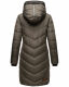 Marikoo Armasa lange Damen Winter Steppjacke Anthrazit Größe XL - Gr. 42