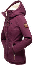 Marikoo Bikoo ladies winter jacket with hood Weinrot Größe XXL - Gr. 44