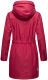 Navahoo Deike Damen Regenjacke Regenmantel lang Teddyfell Fuchsia-Gr.S