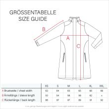 Navahoo Deike Damen Regenjacke Regenmantel lang Teddyfell Fuchsia-Gr.L