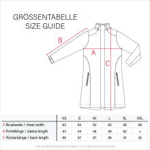 Navahoo Deike Damen Regenjacke Regenmantel lang Teddyfell Fuchsia-Gr.XXL