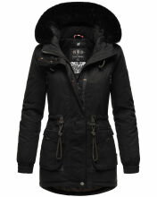 Navahoo Olessaa Damen halblange Winterjacke mit Kapuze...