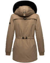 Navahoo Olessaa ladies hooded Winter Jacket Taupe-Gr.3XL