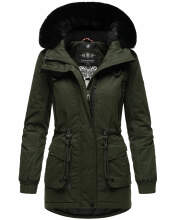 Navahoo Olessaa ladies hooded Winter Jacket Olive-Gr.XXL