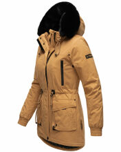 Navahoo Olessaa ladies hooded Winter Jacket Camel-Gr.XS