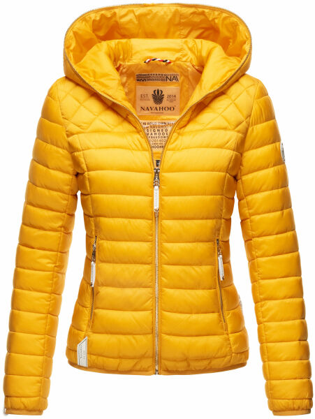 Navahoo ich bin hübsch Damen Jacke Steppjacke Übergangsjacke Gelb-Gr.S