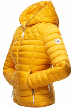 Navahoo ich bin hübsch Damen Jacke Steppjacke Übergangsjacke Gelb-Gr.S