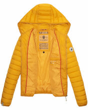 Navahoo ich bin hübsch Damen Jacke Steppjacke Übergangsjacke Gelb-Gr.S