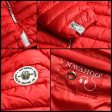 Navahoo ich bin h&uuml;bsch Damen Jacke Steppjacke &Uuml;bergangsjacke Bordeaux-Gr.XS