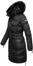 Navahoo Sinja Damen Winter Parka Jacke mit Kapuze Schwarz-Gr.S