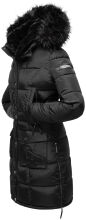 Navahoo Sinja Damen Winter Parka Jacke mit Kapuze Schwarz-Gr.S