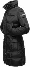 Navahoo Sinja Damen Winter Parka Jacke mit Kapuze Schwarz-Gr.S