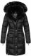 Navahoo Sinja Damen Winter Parka Jacke mit Kapuze Schwarz-Gr.S