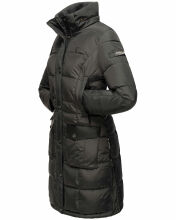 Navahoo Sinja Damen Winter Parka Jacke mit Kapuze Anthrazit-Gr.S