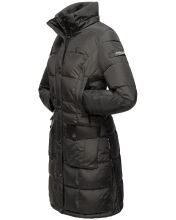 Navahoo Sinja Damen Winter Parka Jacke mit Kapuze Anthrazit-Gr.M