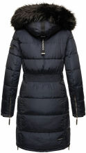 Navahoo Sinja Damen Winter Parka Jacke mit Kapuze Navy-Gr.S