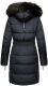 Navahoo Sinja Damen Winter Parka Jacke mit Kapuze Navy-Gr.S