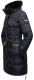 Navahoo Sinja Damen Winter Parka Jacke mit Kapuze Navy-Gr.S