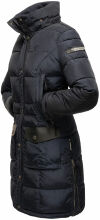 Navahoo Sinja Damen Winter Parka Jacke mit Kapuze Navy-Gr.XL