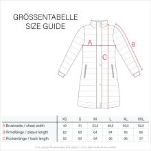 Navahoo Sinja Damen Winter Parka Jacke mit Kapuze Rot-Gr.L