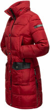 Navahoo Sinja Damen Winter Parka Jacke mit Kapuze Rot-Gr.XL