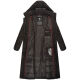 Navahoo Isalie Damen lange Winterjacke gesteppt Schwarz-Gr.XS