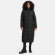 Navahoo Isalie Damen lange Winterjacke gesteppt Schwarz-Gr.S