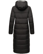 Navahoo Isalie Damen lange Winterjacke gesteppt Schwarz-Gr.M