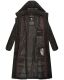 Navahoo Isalie Damen lange Winterjacke gesteppt Schwarz-Gr.L