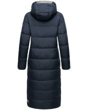 Navahoo Isalie ladies long winter jacket quilted Navy-Gr.S