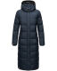 Navahoo Isalie Damen lange Winterjacke gesteppt Navy-Gr.S