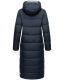 Navahoo Isalie Damen lange Winterjacke gesteppt Navy-Gr.M