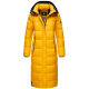 Navahoo Isalie Damen lange Winterjacke gesteppt Gelb-Gr.XS
