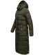 Navahoo Isalie Damen lange Winterjacke gesteppt Dark-Olive-Gr.S