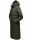 Navahoo Isalie Damen lange Winterjacke gesteppt Dark-Olive-Gr.S