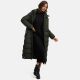 Navahoo Isalie Damen lange Winterjacke gesteppt Dark-Olive-Gr.M