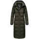 Navahoo Isalie Damen lange Winterjacke gesteppt Dark-Olive-Gr.M