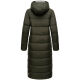 Navahoo Isalie Damen lange Winterjacke gesteppt Dark-Olive-Gr.M