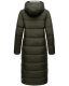 Navahoo Isalie ladies long winter jacket quilted Dark-Olive-Gr.L