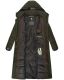 Navahoo Isalie Damen lange Winterjacke gesteppt Dark-Olive-Gr.L