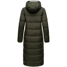 Navahoo Isalie Damen lange Winterjacke gesteppt Dark-Olive-Gr.XL