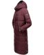 Navahoo Isalie Damen lange Winterjacke gesteppt Weinrot-Gr.XL