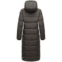 Navahoo Isalie ladies long winter jacket quilted Anthrazit-Gr.XS
